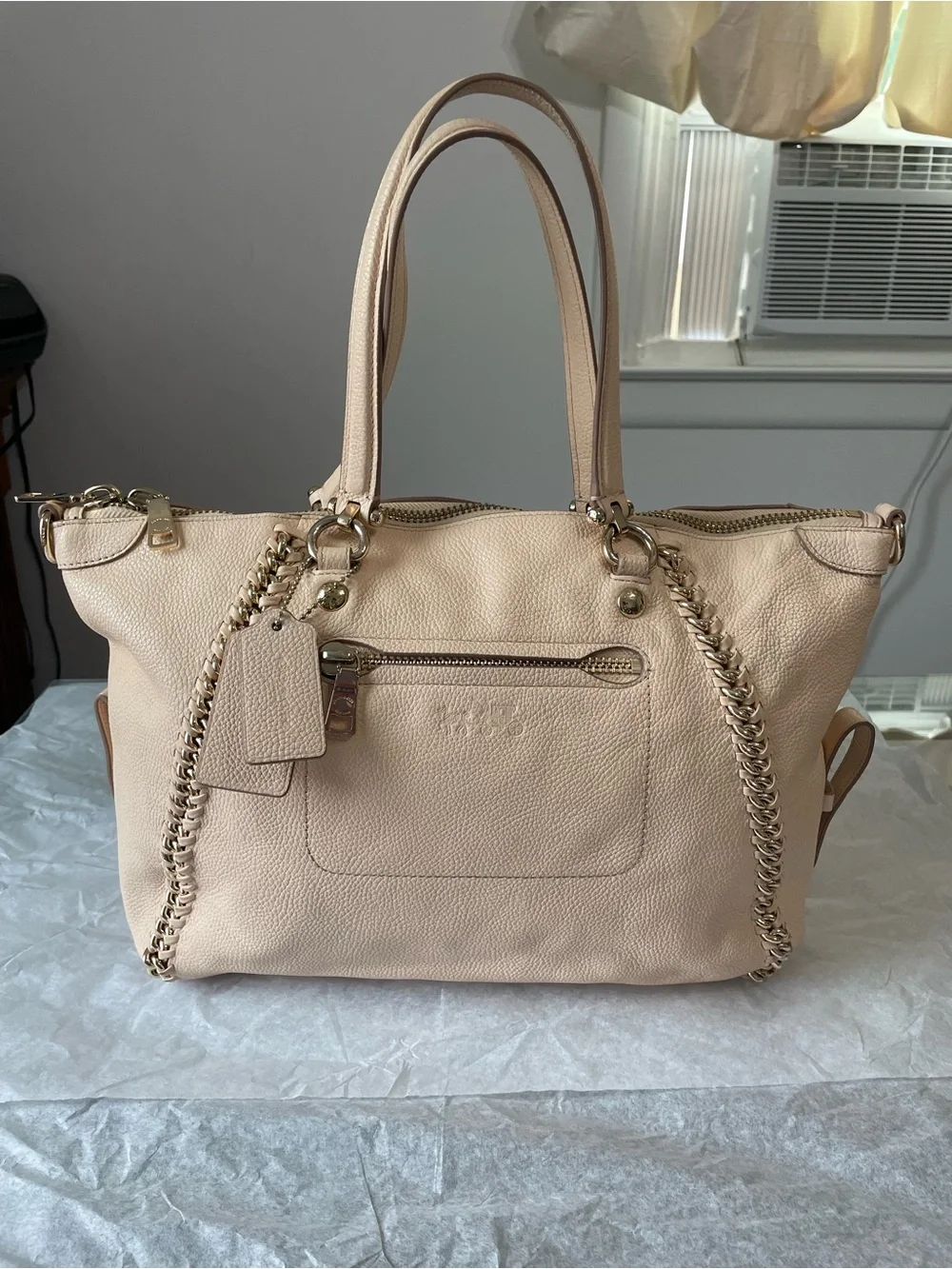 COACH 2017 EUC Prairie Satchel in Whiplash Leather No removable strap $595